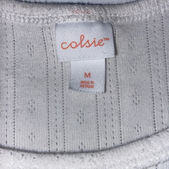 Colsie Cream Ribbed Camisole - Picture 2 of 2